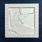 Taureau en Marbre artificiel 30x30