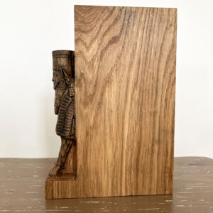 Porte des Nations Sclupté en bois 20x30 - Image 5