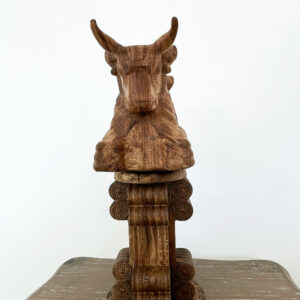 Colonne Persane Sclupté en bois 50x30x15 – Image 7