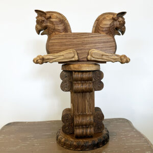 Homa Oiseau de bonheure Sclupté en bois 50x30x15 - Image 6