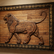 Lion of Darius Palace (wooden) - Image 2
